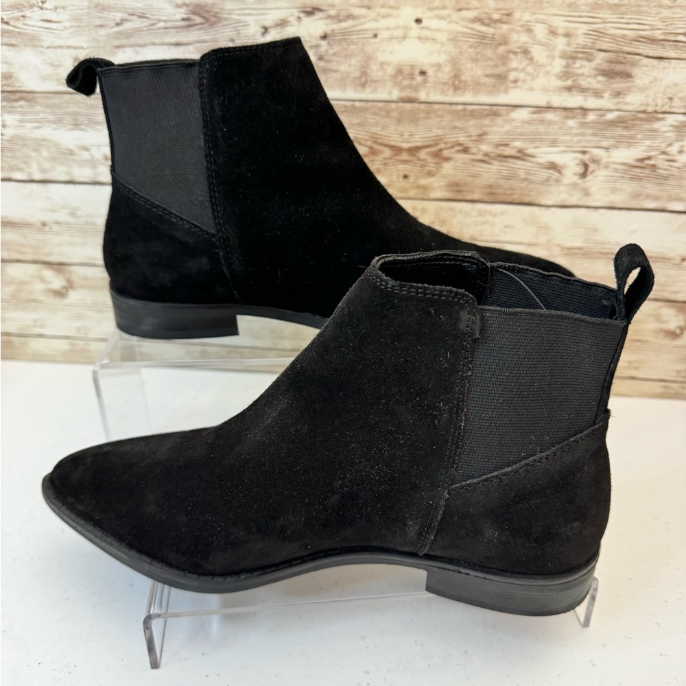 ASOS atom suede Chelsea boot Sz 3 black